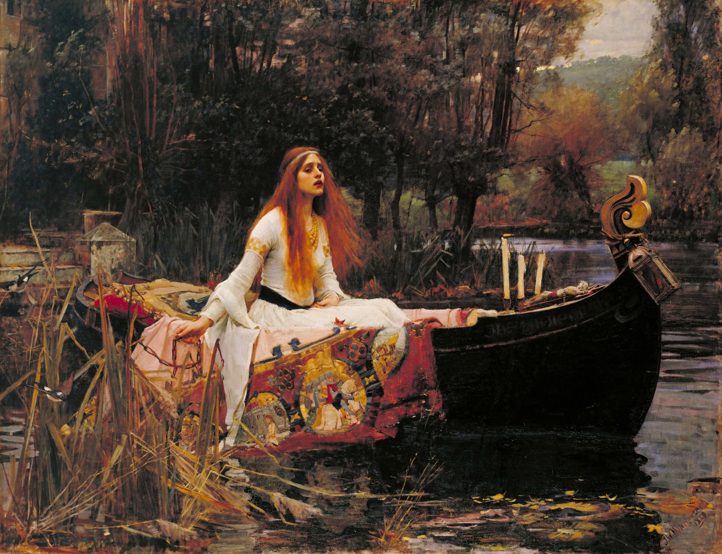 Lady of Shalott (Maglietta nera)